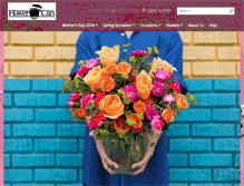 Tablet Screenshot of flowercartlakeland.com